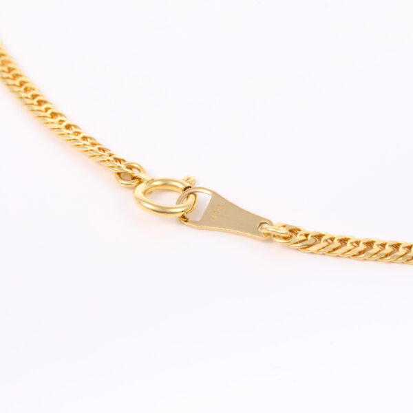 Pure gold Kihei necklace (6-sided cut double) 50cm/10g - 画像 (7)